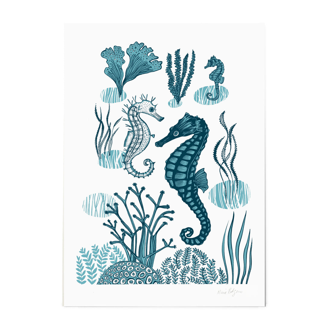 Seahorse Print Seahorse Print Lush Designs 
