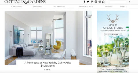 New May Digital Ad on www.cottages-gardens.com