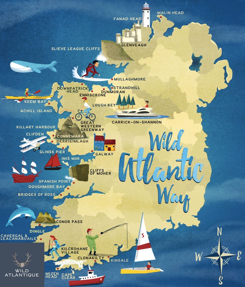 Join Wild Atlantique on an Epic Road Trip along Ireland's "Wild Atlantic Way'!