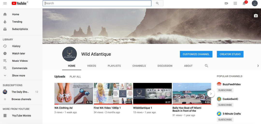 Our latest installment on the Wild Atlantique YouTube Channel