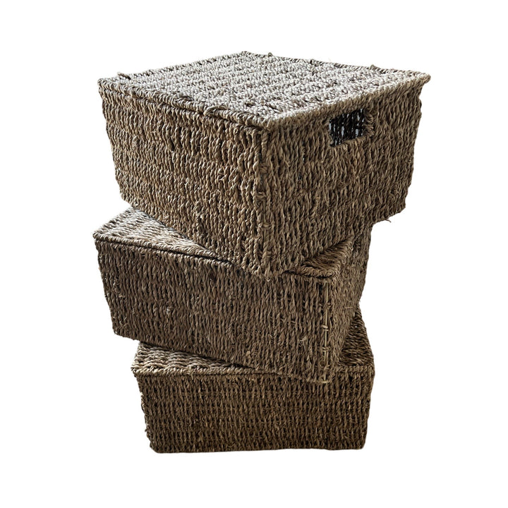 Seagrass Baskets with Carry Handles