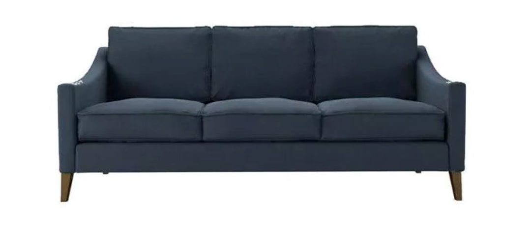 British made Custom Furniture British made custom furniture Wild Atlantique 3 Seater Sofa in Midnigth Blue Brished Cttn/Linen 