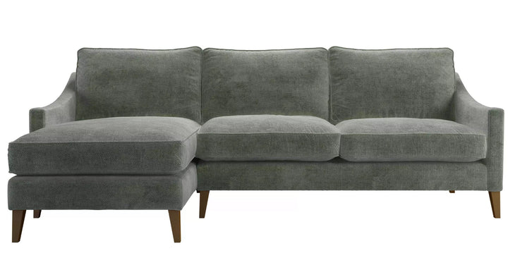 British Made Custom Furniture British made custom furniture Wild Atlantique Chaise Sofa in Moonstone Chenille 