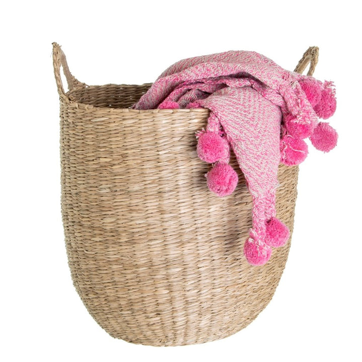 Seagrass Baskets Seagrass Basket with handles Sass & Belle 