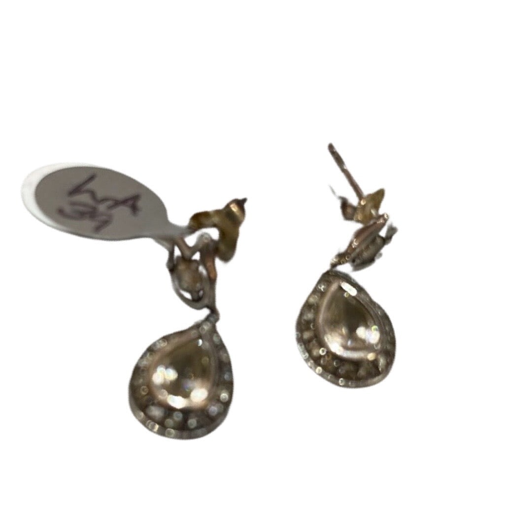 Vintage Angel Jewelry Vintage Angel WA39 - Sterling Silver Flower/Drop Earrings _F 