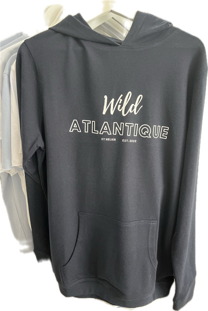 Wild Atlantique Tees & Hoodies Organic WA Tees Wild Atlantique Medium Blue Hoodie - Wild Atlantique (M) 
