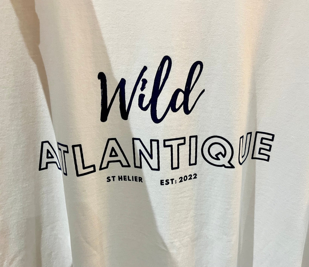 Wild Atlantique Tees & Hoodies Organic WA Tees Wild Atlantique Small Short Sleeve White - Wild Atlantique 