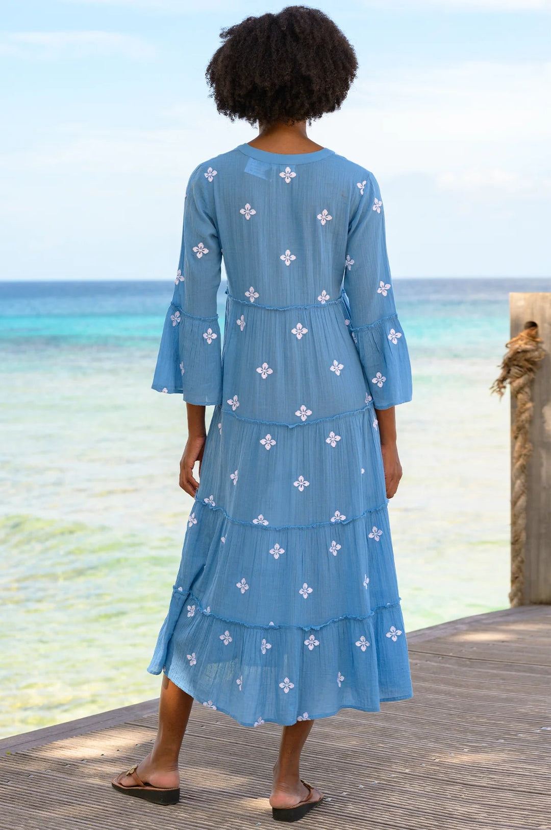 Florence Organic Cotton Midi Dress by Aspiga Florence Midi Cotton Dress Aspiga 
