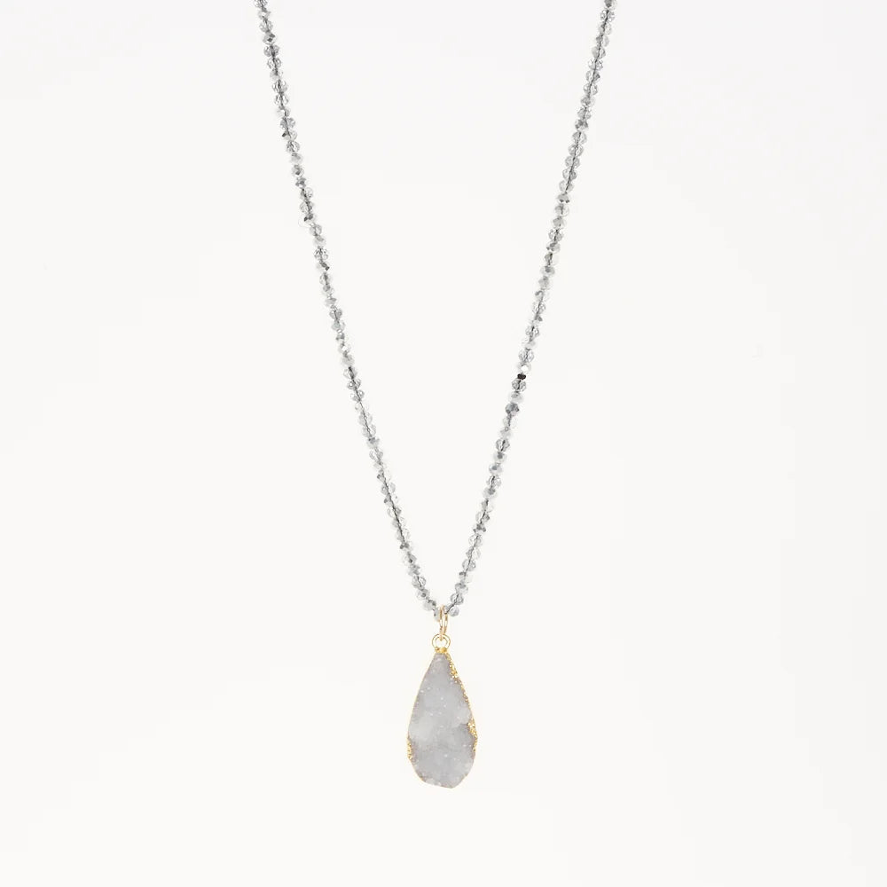 Forrest Necklace Forrest Necklace My Willow & White Crystal & Gold tone 
