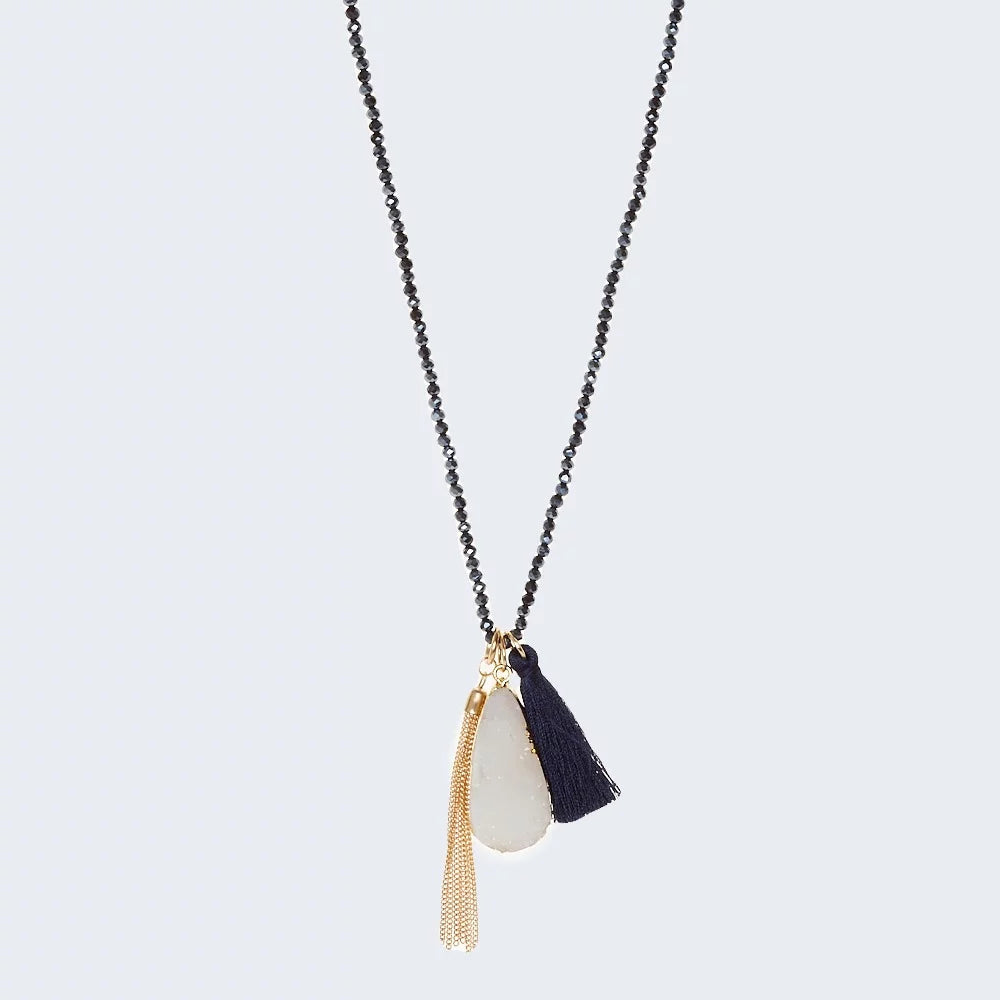 Forrest Necklace Forrest Necklace My Willow & White Navy 