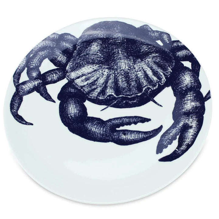 Maritime Bone China Tableware Marine Bone China Tableware Cream Cornwall Dinner Plate Crab 