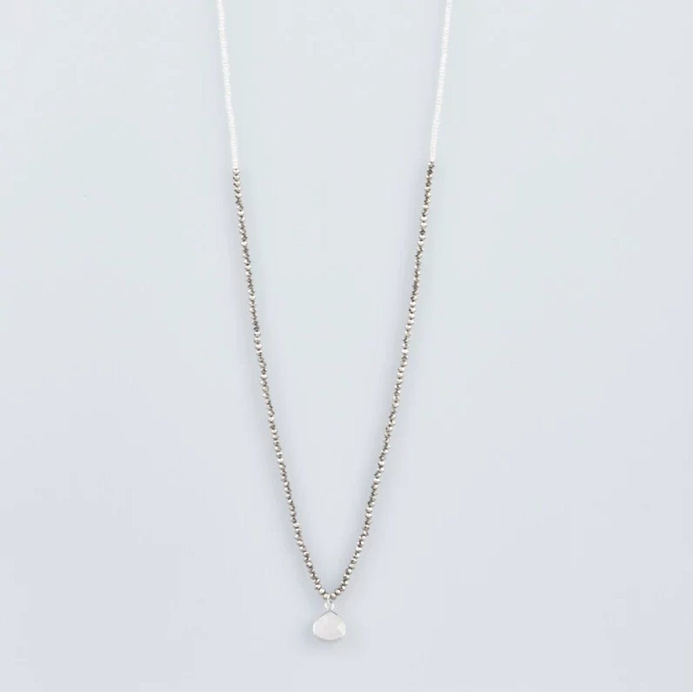 Paloma Necklace Paloma Necklace My Willow & White Silver Grey 
