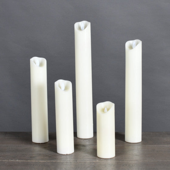 Remote Controlled Church Candles - 5 Church Candles set of 5 Ateliers CSD 