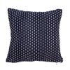 Stitched Blue Cushion & Throw Blue Stitch Sass & Belle Blue Stitch Cushion 