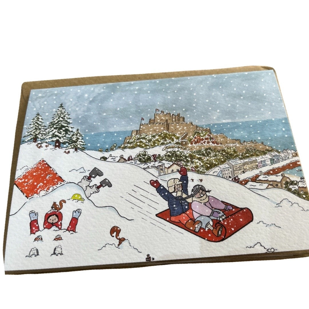 Theo Jenner Artwork Theo Jenner Cards & Prints Theo Jenner Gorey Christmas Card 