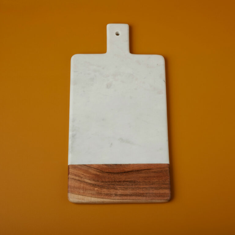 White Marble & Acacia Cutting Boards White Marble & Acacia Rectangular Handle Board Be Home Europe With Handle 