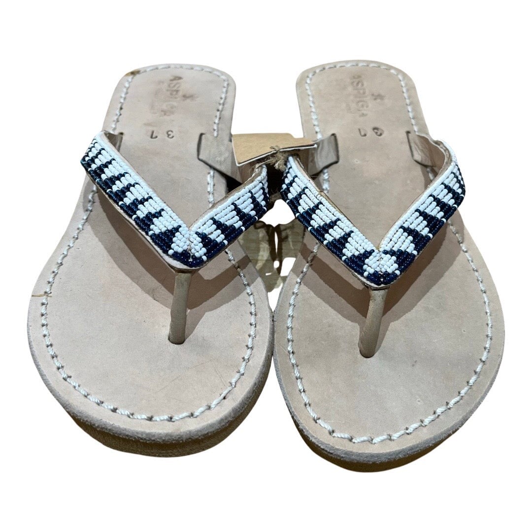 Ziggy Leather Sandals Ziggy Sandals Aspiga White/Navy 38 